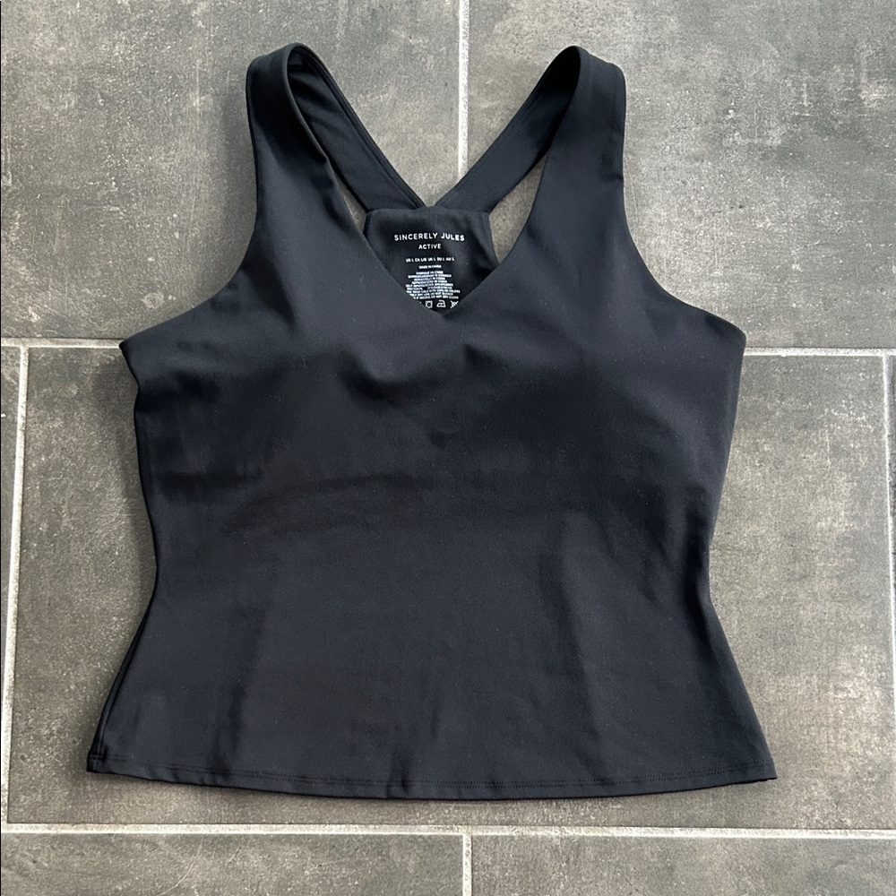 Sincerely Jules Active black tank